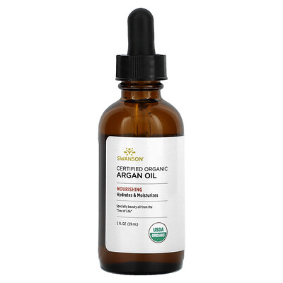 

Swanson Certified Organic Argan Oil 2 fl oz (59 ml)