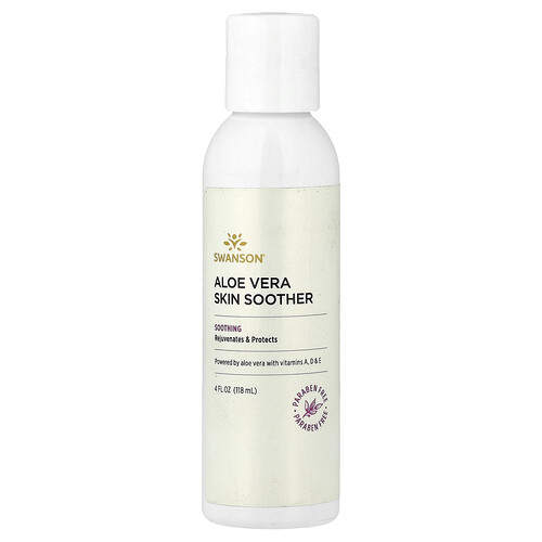 Swanson Vitamins Aloe Vera Skin Soother , 4 fl oz (118 ml)