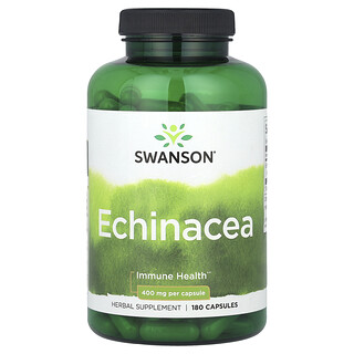 Swanson Vitamins, Echinacea, 400 mg, 180 cápsulas