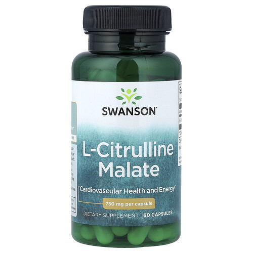 Swanson Vitamins, L-Citrulline Malate, 750 mg, 60 Capsules