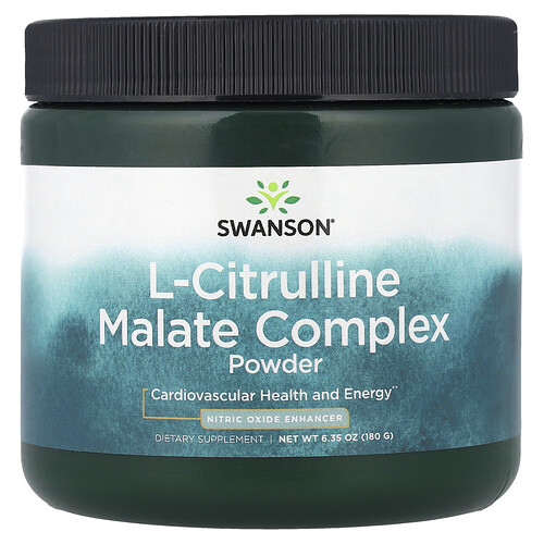 Swanson Vitamins L-Citrulline Malate Complex Powder, 6.35 oz (180 g)