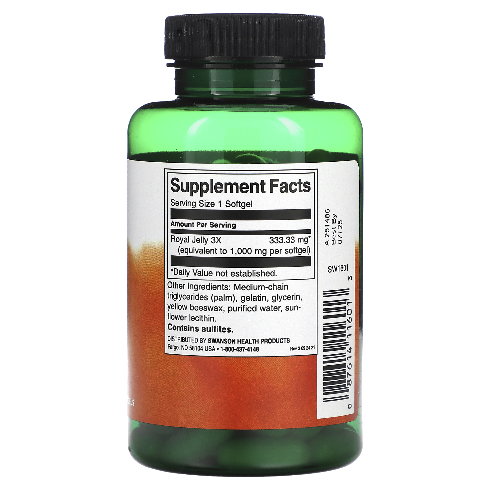 Swanson, Royal Jelly, Maximum Strength, 100 Softgels