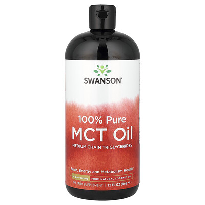 Swanson, Aceite de MCT 100 % puro, 946 ml (32 oz. líq.)