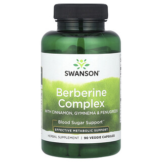 Swanson Vitamins, Berberin-Komplex, 90 pflanzliche Kapseln