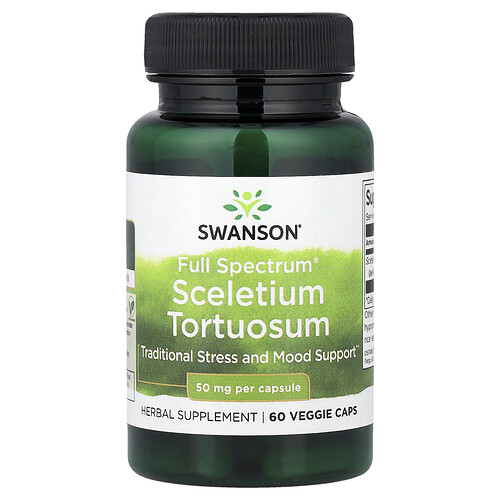 Swanson Vitamins, Full Spectrum® Sceletium Tortuosum, 50 mg, 60 Veggie Caps