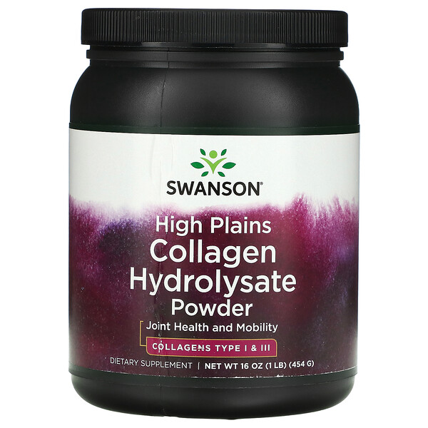 High Plains Collagen Hydrolysate Powder, 16 oz (454 g)
