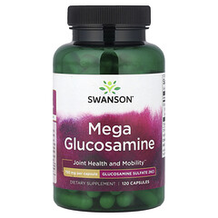 Mega Glucosamine, 750 мг, 120 капсул