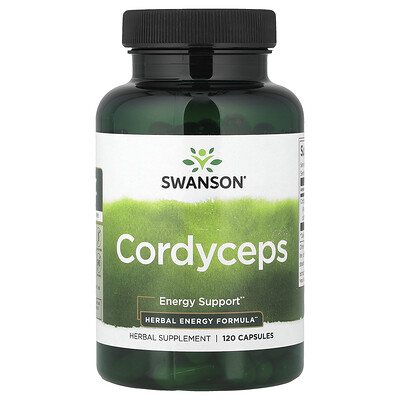 Swanson Vitamins, Cordyceps, 120 cápsulas (600 mg por cápsula)