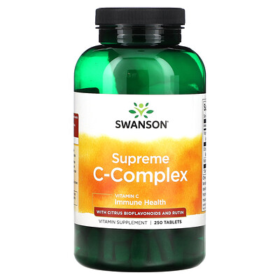 Photos - Other Sports Nutrition Swanson, Supreme C-Complex with Citrus Bioflavonoids and Rutin, 250 Tablets SWV-11720