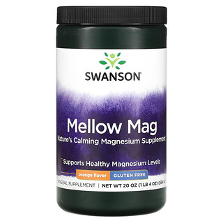 Swanson Vitamins, Mellow Mag, Orange, 20 oz (554 g)