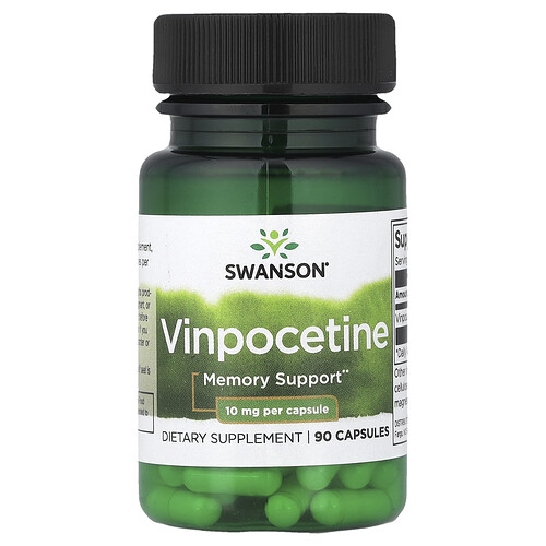 Swanson Vitamins Vinpocetine, 10 mg, 90 Capsules