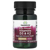 Vitamine D3 e K2 vegane, 60 capsule vegane