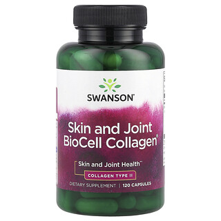 Swanson, Кожа и стави BioCell Collagen®, 120 капсули