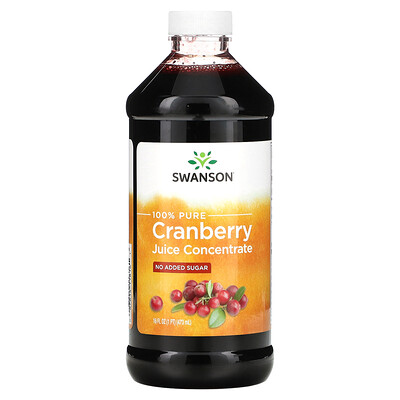 

Swanson, 100% Pure Cranberry Juice Concentrate, 16 fl oz (473 ml)