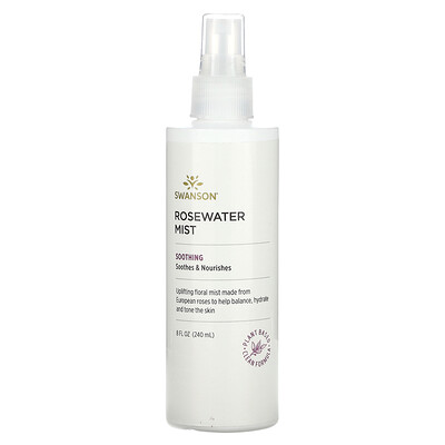 Swanson , Rosewater Mist, Fl Oz (240 Ml) Size 8