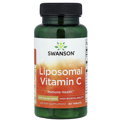 Product Image for Swanson, Liposomal Vitamin C, 60 Tablets