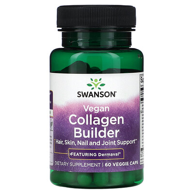 Swanson Vegan Collagen Builder 60 Veggie Capsules