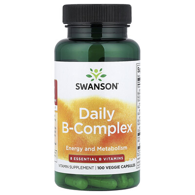 Product Image for Swanson, Daily B-Complex, 100 Veggie Capsules