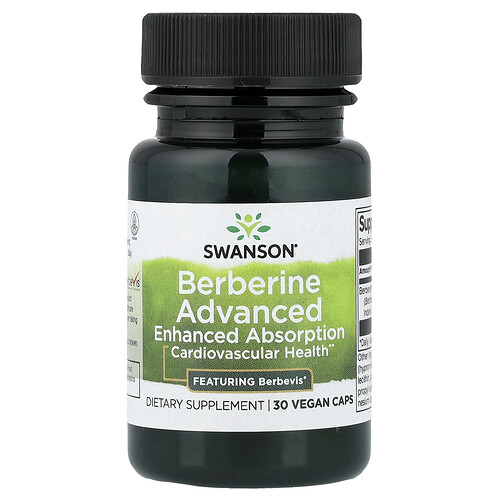 Swanson Vitamins, Berberin Advanced, 30 vegane Kapseln (550 mg pro Kapsel)