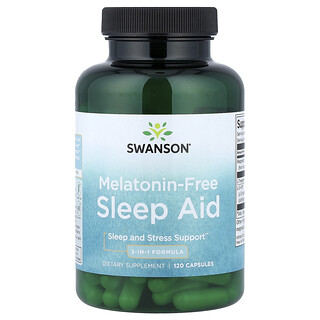 Swanson Vitamins, добавка для поддержки сна, без мелатонина, 120 капсул
