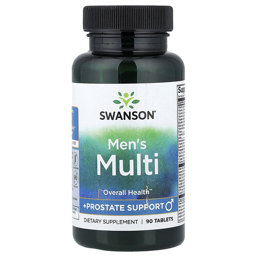 Swanson Vitamins Men's Multi +Prostate Support Vitamin | 90 Tabs