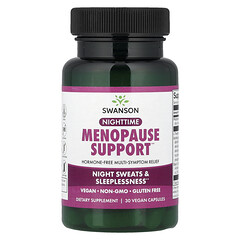 Nighttime Menopause Support, 30 веганських капсул