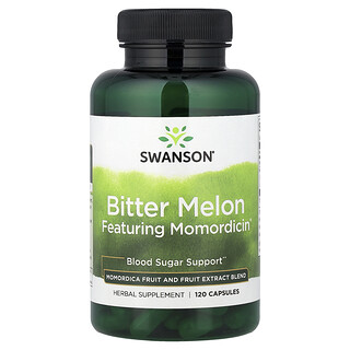 Swanson Vitamins, Bitter Melon Featuring Momordicin®, 120 Capsules
