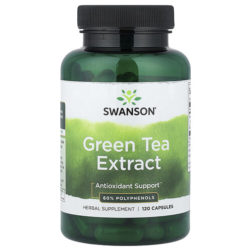 Swanson Vitamins Green Tea Extract, 120 Capsules