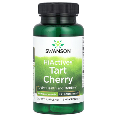 Swanson HiActives® Tart Cherry 465 mg 60 Capsules