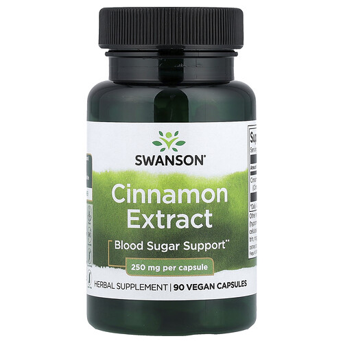 Swanson, Cinnamon Extract, 250 mg , 90 Capsules