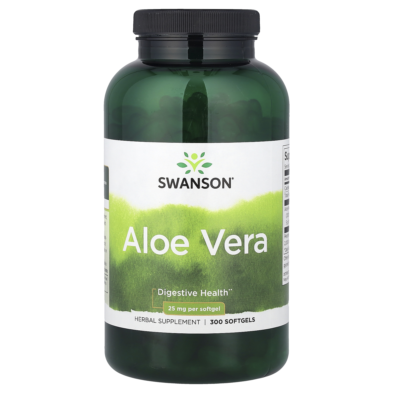 Aloe Vera, 25 mg, 300 Softgels