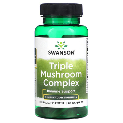 

Swanson Triple Mushroom Complex 60 Capsules