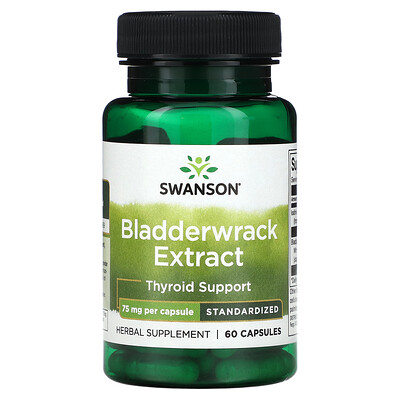 Swanson  Bladderwrack Extract  75 mg  60 Capsules