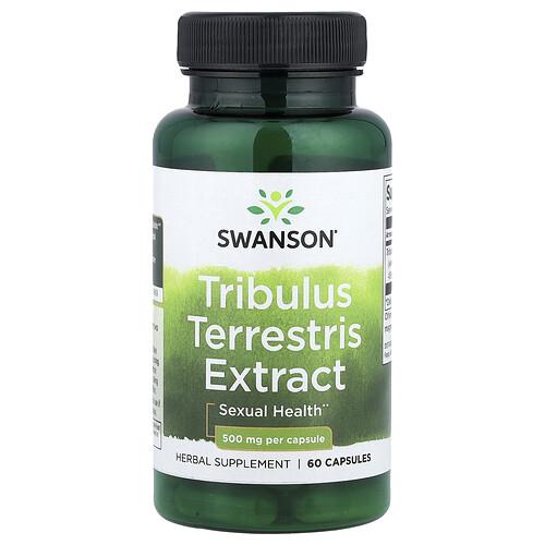 Swanson Vitamins, Tribulus Terrestris Extract, 500 mg, 60 Capsules