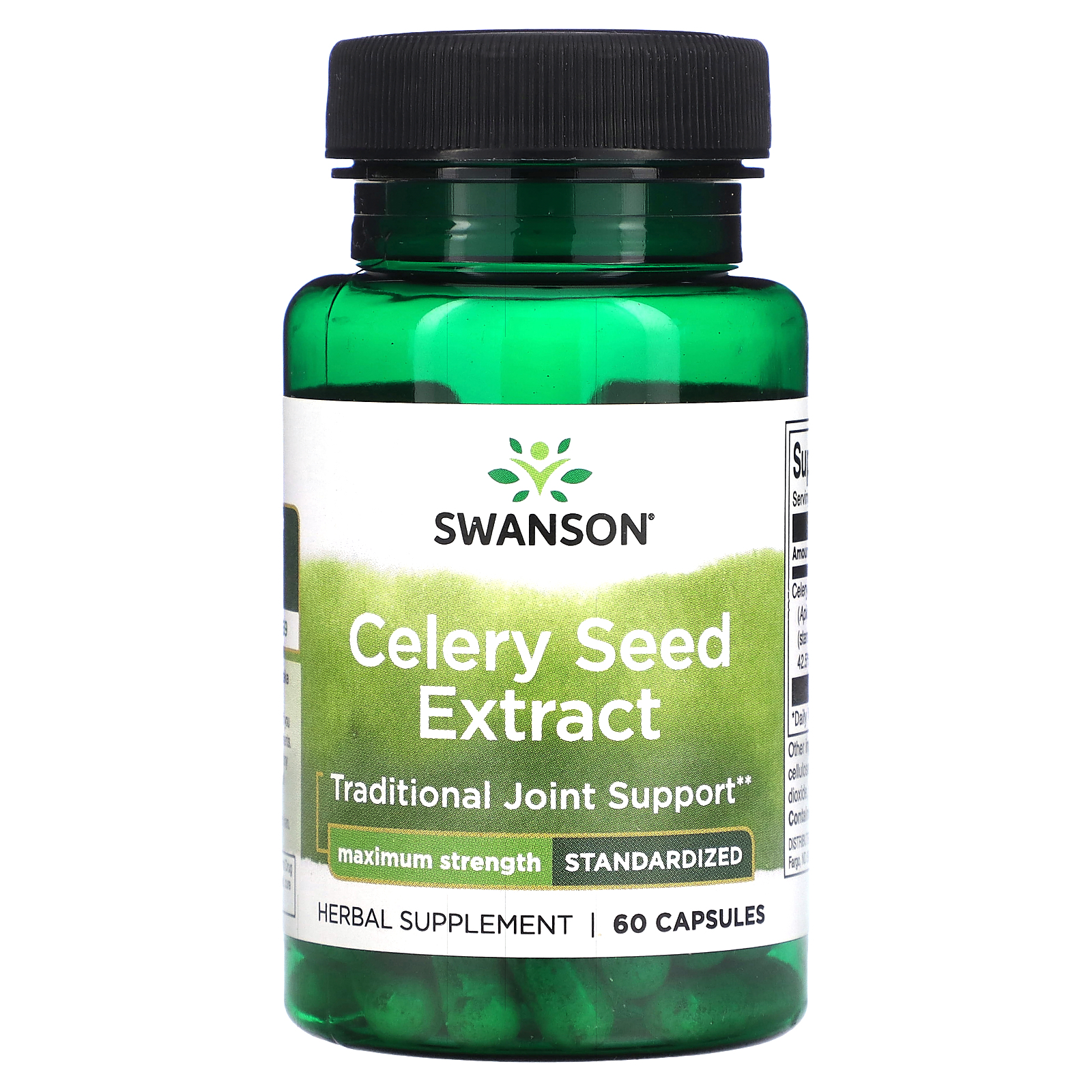 Swanson Celery Seed Extract Maximum Strength 60 Capsules