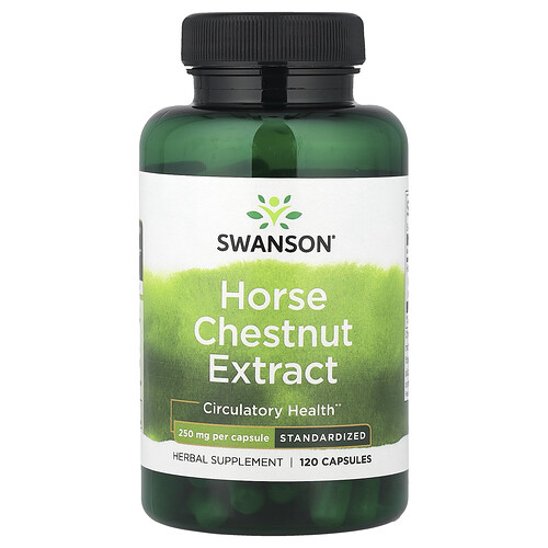 Swanson Vitamins, Rosskastanienextrakt, 250 mg, 120 Kapseln