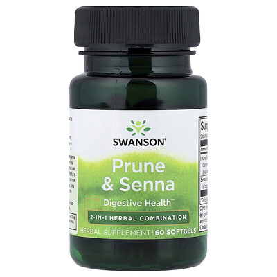 Swanson, Prune & Senna, 60 Softgels
