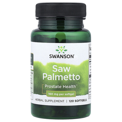 Swanson Vitamins, Sägepalme, 160 mg, 120 Weichkapseln
