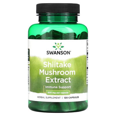 

Swanson Shiitake Mushroom Extract 500 mg 120 Capsules