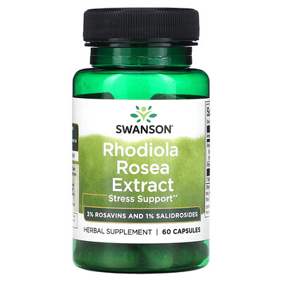 

Swanson Rhodiola Rosea Extract 60 Capsules