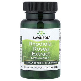 Swanson Vitamins, Rhodiola Rosea Extract, 60 Capsules