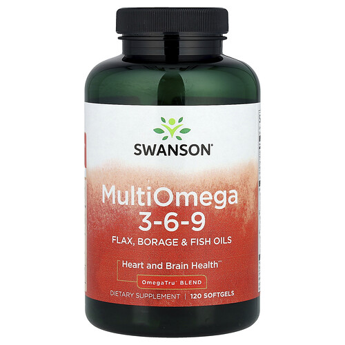 Swanson Vitamins MultiOmega 3-6-9, 120 Softgels