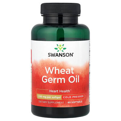 Swanson, Wheat Germ Oil, 1,130 mg, 60 Softgels