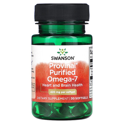 

Swanson Provinal Purified Omega-7 420 mg 30 Softgels