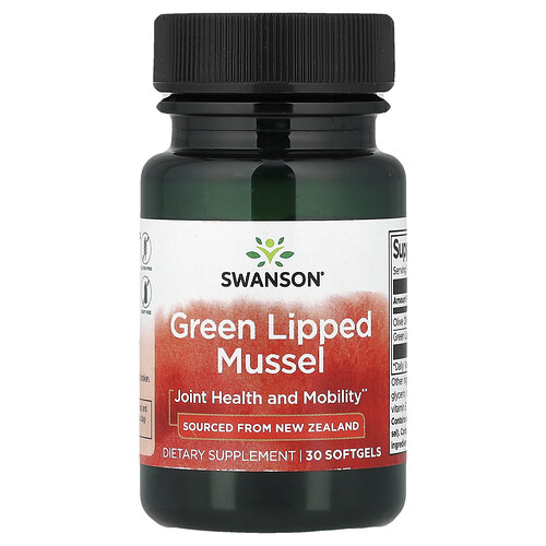 Swanson Vitamins, Grünlippmuschel, 30 Weichkapseln