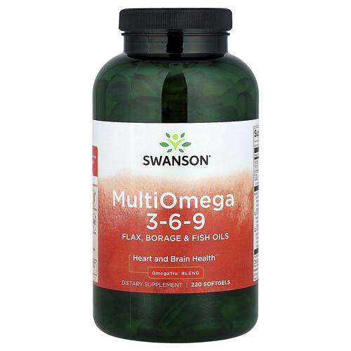 Swanson Vitamins, Multi Omega 3-6-9, 220 Weichkapseln