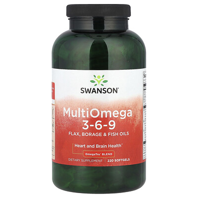 Swanson  Multi Omega 3-6-9  220 Softgels
