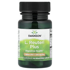 L. Reuteri Plus, лактобактерії реутері, 30 веганських капсул EMBO Caps® AP