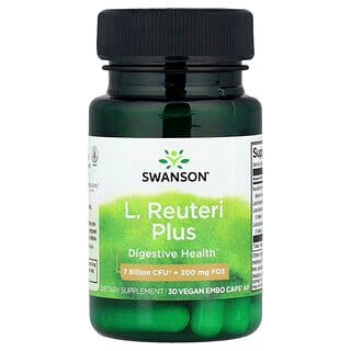 Swanson Vitamins, L. Reuteri Plus, 30 Vegan EMBO Caps® AP