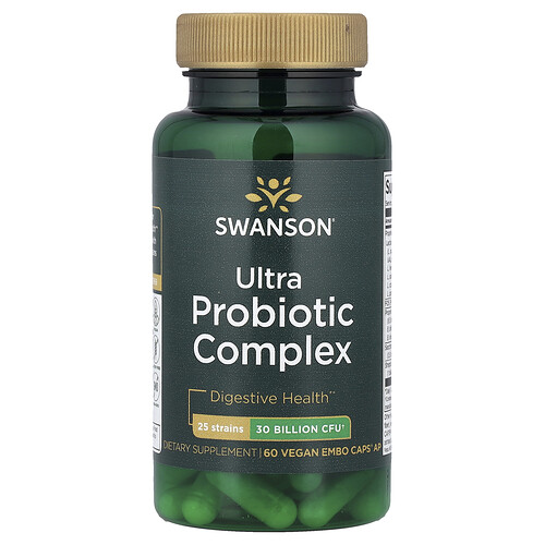 Swanson Vitamins, Ultra Probiotic Complex, 60 Vegan Embo Caps® AP